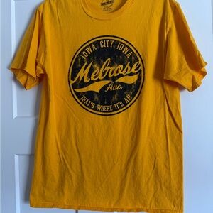 Yellow Melrose Ave Graphic Tee